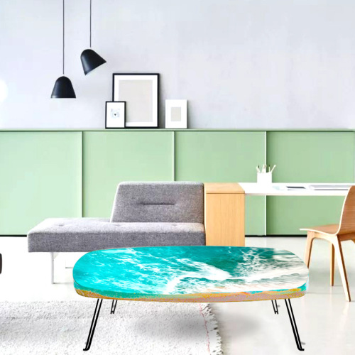 Proud diy silicone mold square oval river table silicone mold for daily use cross-border supply