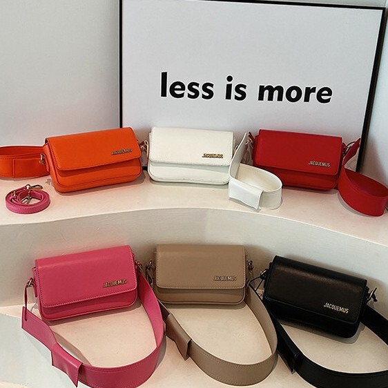 French Style jacquemus Underarm Bag 2025 New Women's All-match Fashion Women's Shoulder Bag Western Style Crossbody Bag