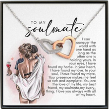 跨境亚马逊热卖玫瑰金分色双环双心项链不掉色女Necklace Jewelry