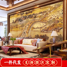 2020新款5D钻石画满钻客厅大幅清明上河图点贴钻十字绣大气砖石画