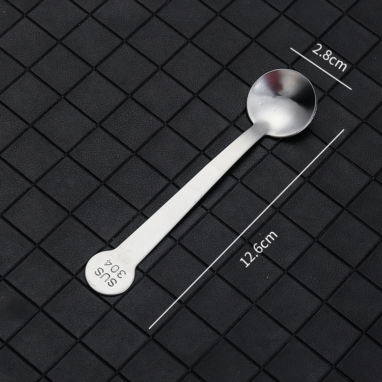 Rund kaffeske i rustfrit stål til desserter og is_voghion.com