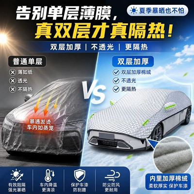 protection, summer heat insulation, half-body car – Car clothing