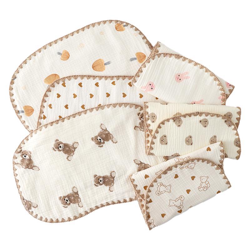 almohada para bebés almohada de nubes de verano respirado recién nacido 0 a 6 meses más almohada de forma para proteger la cabeza del bebé almohada anticaídas