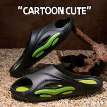 2025潮流夏季透气耐磨新款露趾青年情侣拖鞋防水男士休闲运动拖鞋