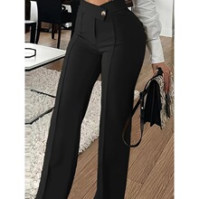 C 29586 High Waist Flared Pants ����΢�����ѝ �羳�W��