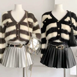 毛衣;女式针织衫;女式貂绒衫