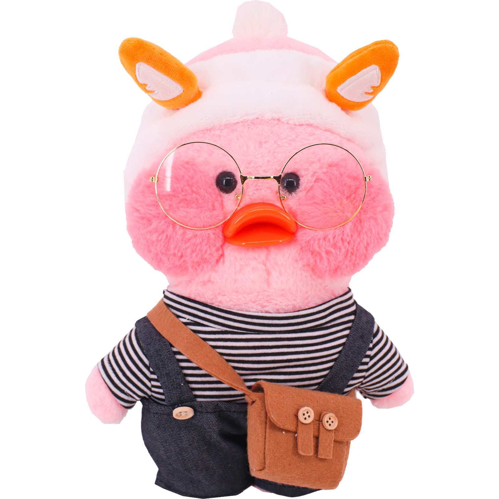 Nueva 30cm pequeño pato amarillo felpa juguete Ropa Accesorios lindo peluche muñeca animal muñeca juguete de los niños