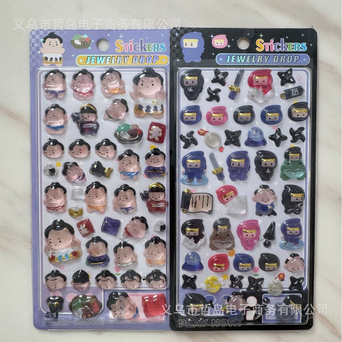 Japanese three dimensional cartoon sponge sticker