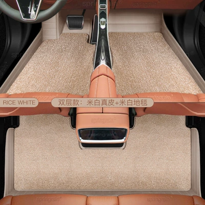 Modelə uyğun ayaqaltı S09 Sl03 G318 Genuine Leather Full - double-layer-off-white-leather-velvet-blanket