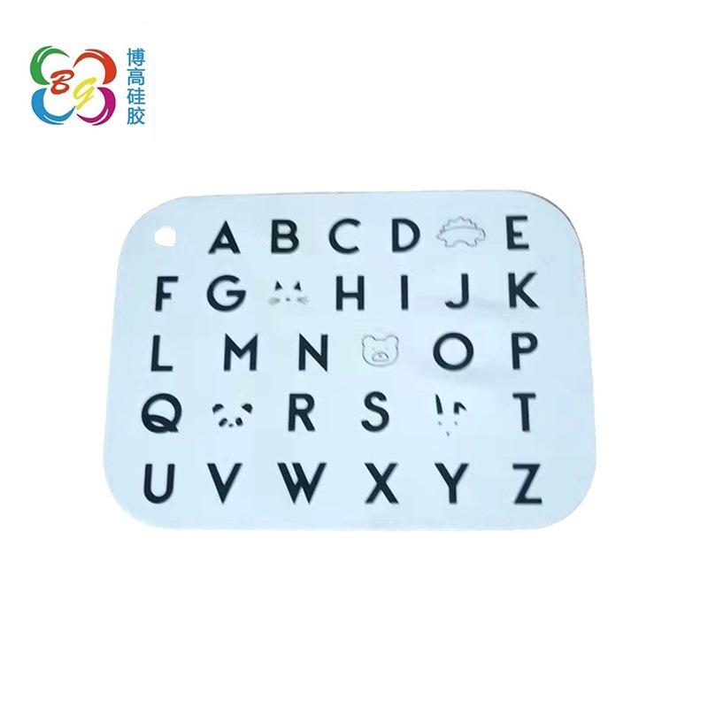 Manteles individuales de silicona al por mayor con estampados de dibujos animados, resistentes al calor y anti-quemaduras, de alto valor estético, manteles de mesa para el hogar resistentes a altas temperaturas.