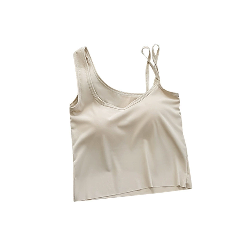 Trend T-shirt, tube top, bra top, silk top with cups, underwear, beautiful back