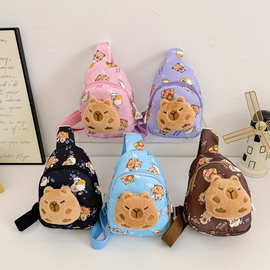 跨境可爱女童包包卡通儿童斜挎包公主宝宝小零钱包新款小男孩胸包