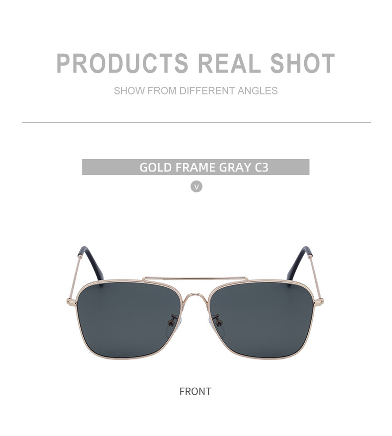 Verres réfléchissants européens et américains, lunettes de soleil, lunettes de soleil en boîte à la mode pour hommes, miroirs extérieurs à la mode pour hommes, nouvelle collection 2024_voghion.com