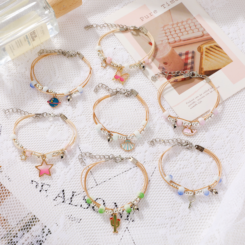 Ethnic Style Alloy Plating No Inlaid Couple Bracelets display picture 2