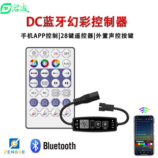 Led Magic Light with Music Controller Dc12V Bluetooth Controller 28-Key Remote Control and Mobile App Control