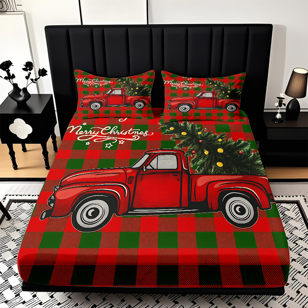 TEMU / JIT Navidad impresión digital cama Kasa Kit suave transpirable impresión digital de alta definición para diseñar