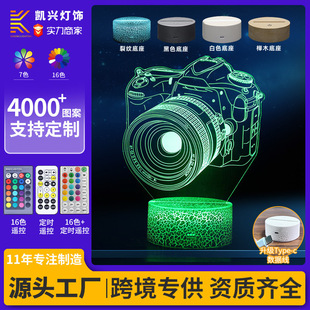 �羳�������C����ϵ��3D̨�� LED�|��Сҹ�� �߲�USB����YƷ����