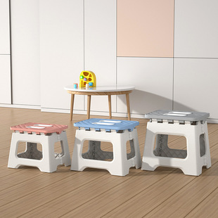 Folding Small Stool, Thickened for Home Use, Simple Small Bench, Children's Stool, Bathroom Stool, Balcony Shoe-Changing Stool, Storage