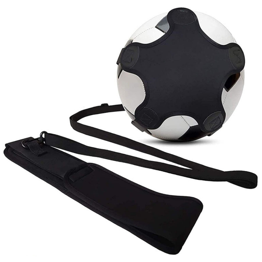 Transfronterizo en stock popular fútbol voleibol entrenamiento equipo auxiliar elástico swing Correa bolsa de bola profesional dispositivo de control de la bola