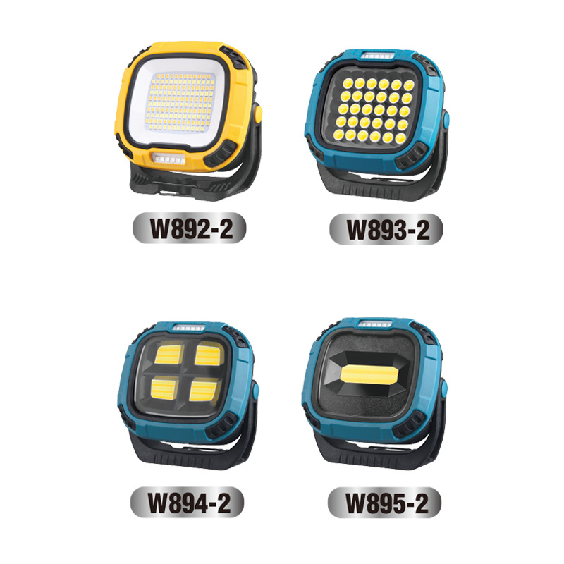 Nuevo al aire libre multi-función de iluminación transfronteriza Venta caliente camping luz recargable iluminación camping máquina reparación fuerte luz de trabajo magnético