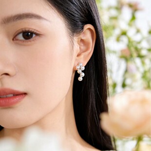 �����`�Ӷ��S925�y�M�Ҷ�����3.5-4mm��ˮak����Ů������