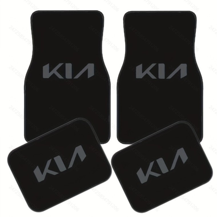 Jit Amazon Temu Best-Selling Crystal Velvet Car Floor Mats, Easy to Care For, Universal Four-Piece Set, Non-Slip