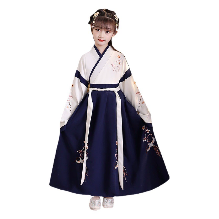 Новые детские костюмы Ханьфу в китайском стиле, детские костюмы Ханьфу для церемонии инициации, китайские костюмы Ханьфу для мальчиков, повседневные костюмы Ханьфу для девочек оптом