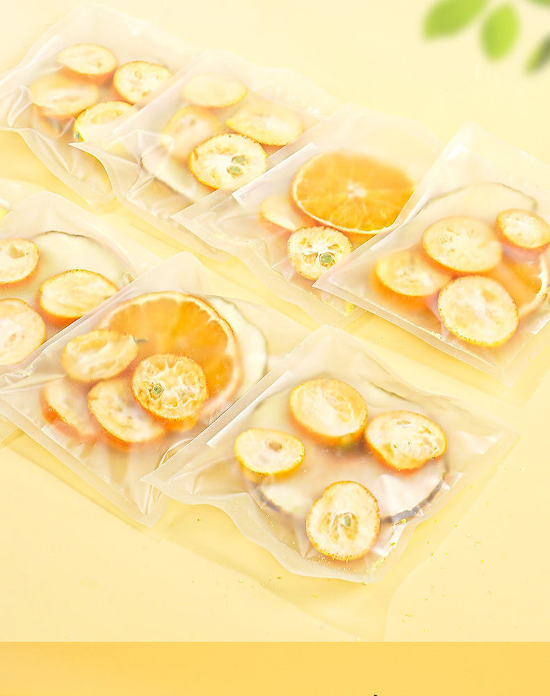 Kumquat Snow Pear Orange Tea Freeze Dried Fruit Tea Bags Sugar Free Cold Brew 100g specifications