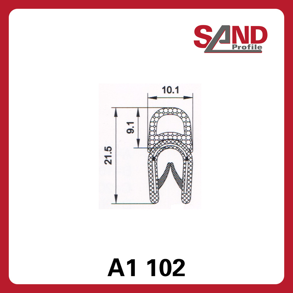 申波菲勒SAND密封条棱边保护条护边条橡胶条A1102