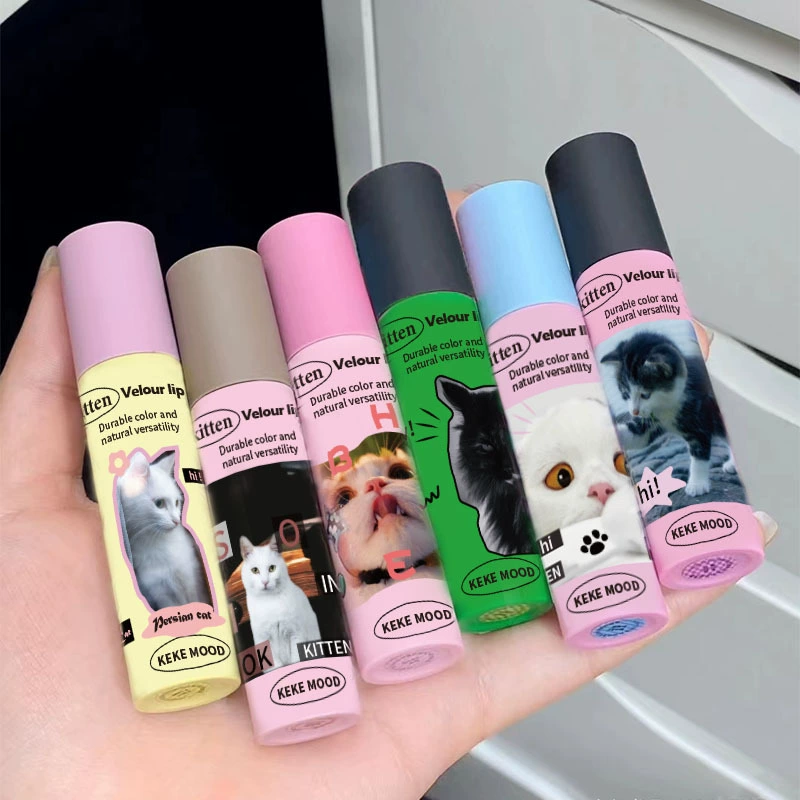Матовая помада-крем (KEKEMOOD) Velvet Tint — оттенки Milk & Rose, легкая длительная стойкость