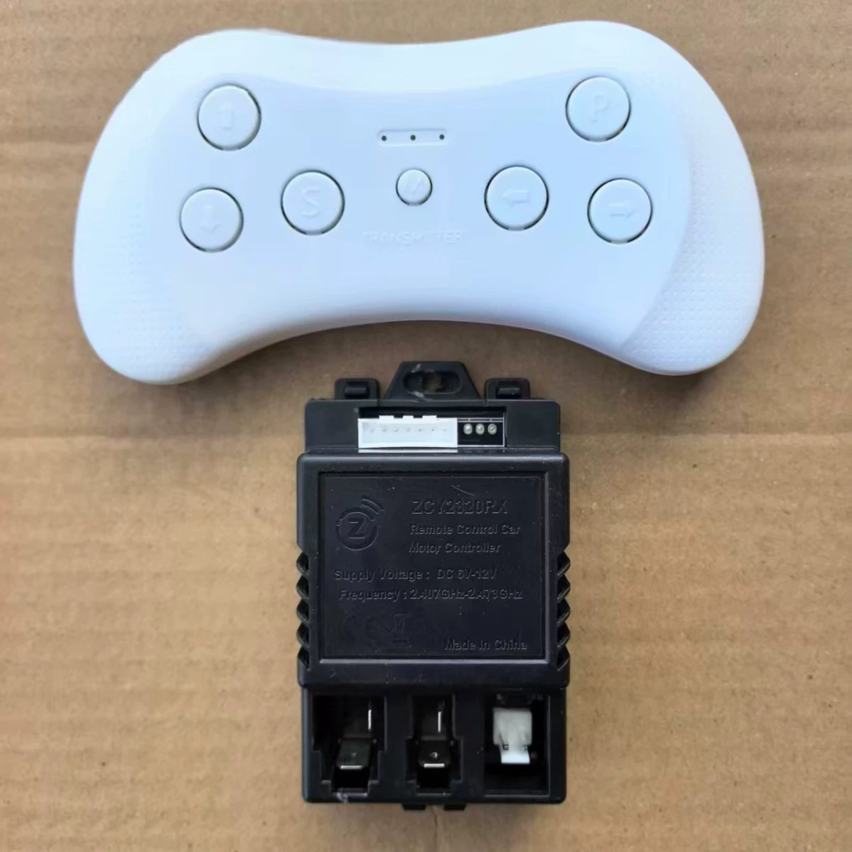 Remote control, controller, motherboard with accessories, electric electric car