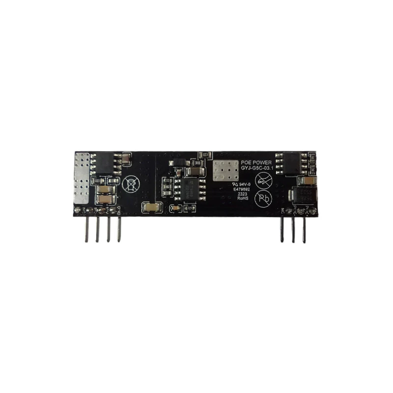 Штыревой 12V2A блок питания PoE с изоляцией по национальному стандарту, компактный, поддержка 100M/Гбит