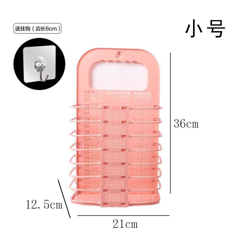 可折叠脏衣服收纳筐家用脏衣篮浴室洗衣篮衣篓壁挂式收纳桶置物架|undefined