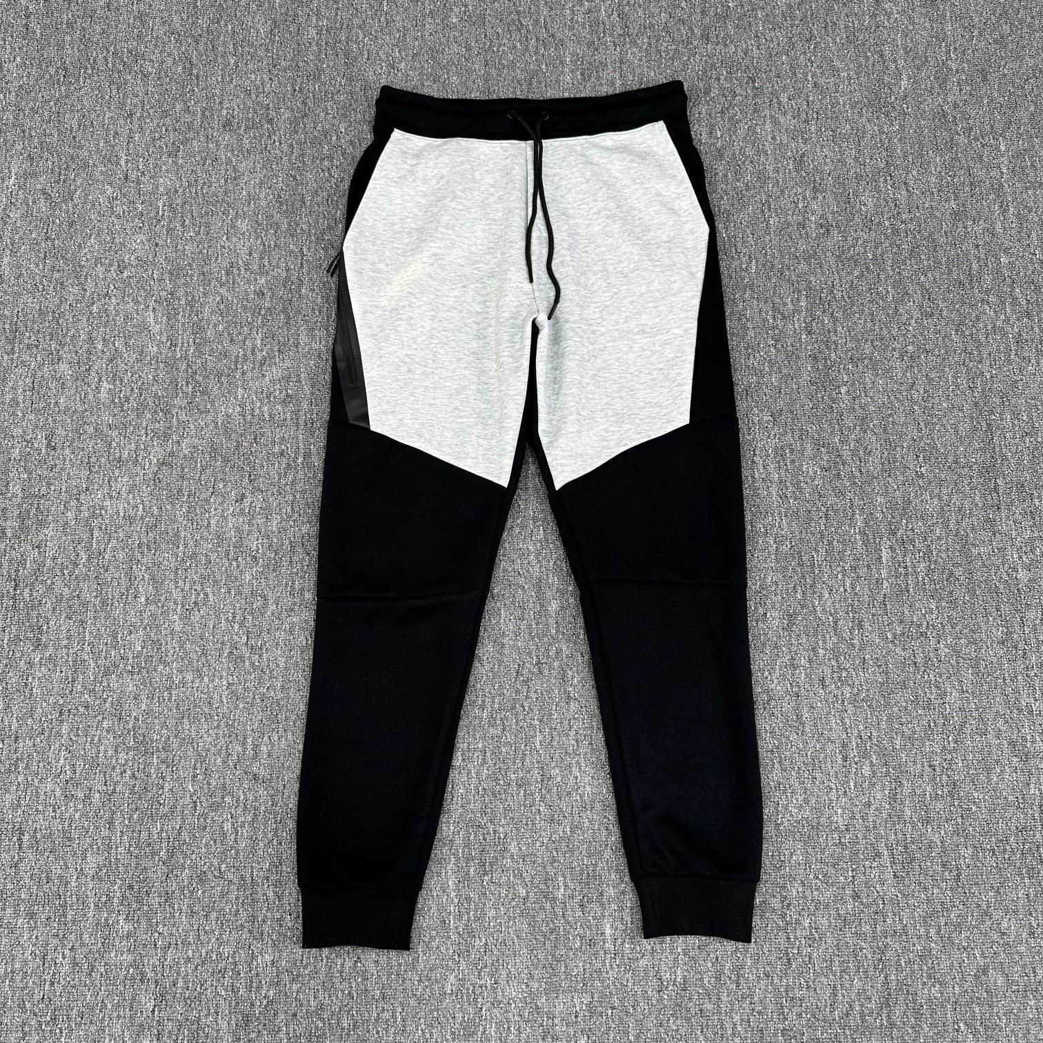 Nuevos pantalones de protección de primavera y otoño para hombres, pantalones casuales deportivos de aire de algodón, pantalones casuales con cuerda, pantalones delgados con pies pequeños