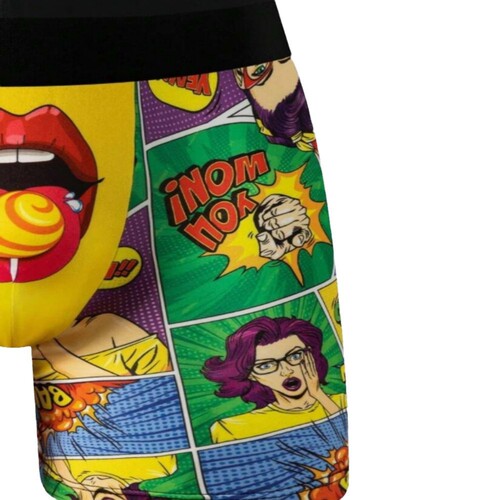 European and American cross-border exclusive men's quick-drying straight-leg pants printed men's four-sided underwear fitness straight-leg underwear factory wholesale