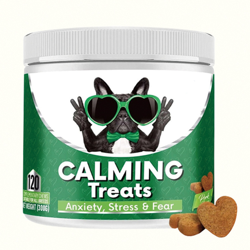 Cross-Border Wholesale Pet Health Products, Probiotic Nutritional Supplements for Cats and Dogs, Foreign Trade Calming Calming Chewable Tablets Cross-Border Wholesale Pet Health Products, Probiotic Nutritional Supplements for Cats and Dogs, Foreign Trade Calming Calming Chewable Tablets
