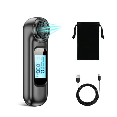 酒精测试仪查酒驾吹气式专用酒精浓度检测仪测酒驾高精度测量仪|ru