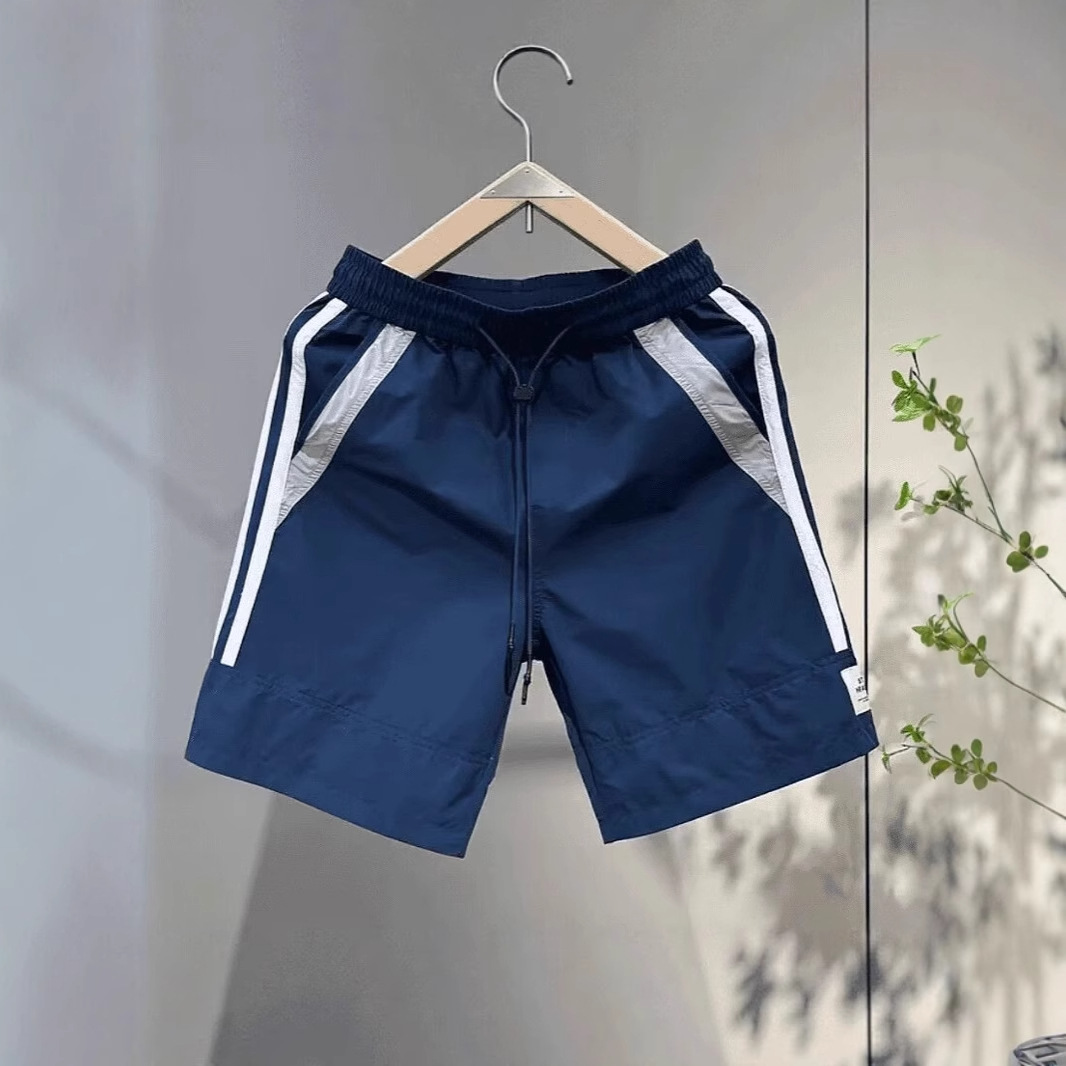 Men's Clothing Men's Summer Casual Five Point Shorts Style Trendy Loose Straight Leg Patchwork Sports Sweatpants Versatile_viptrois.com