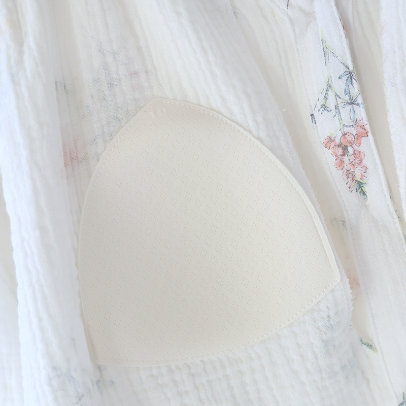 月子服純綿二重綿糸吸汗胸パッド付き妊婦出産予定パジャマ産婦授乳後セット代発