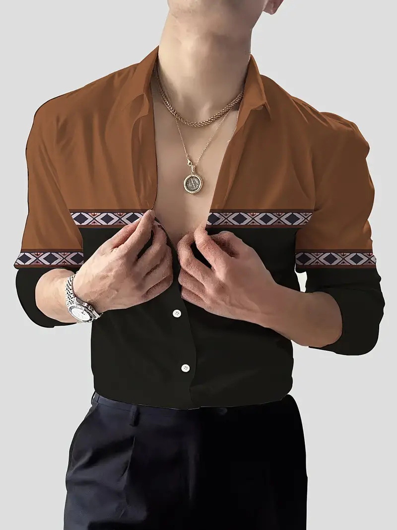 2025 nuevo estilo Amazon comercio exterior casual transfronterizo tendencia de moda salvaje camisa de manga larga de alta calidad MB12