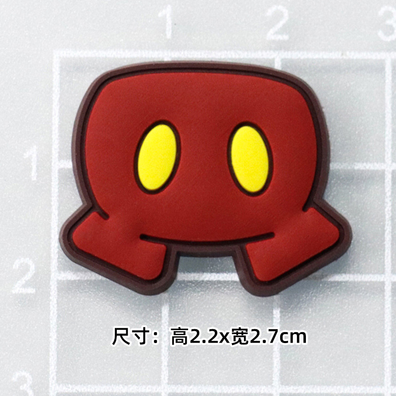 大小ミッキーミニーミッキーマウス DIY 漫画装飾アクセサリー携帯電話ケースパッチ下駄スリッパバックルステッカー|undefined