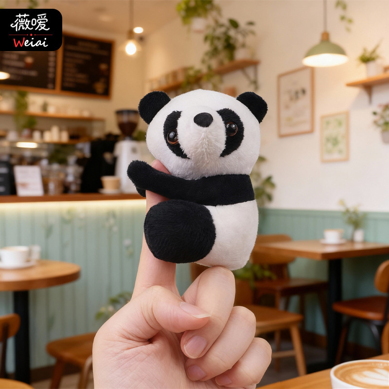 Trendy Panda Plush Toy Fridge Magnet Magnetic Doll Figurine Commemorative Small Gift Wholesale Trendy Panda Plush Toy Fridge Magnet Magnetic Doll Figurine Commemorative Small Gift Wholesale