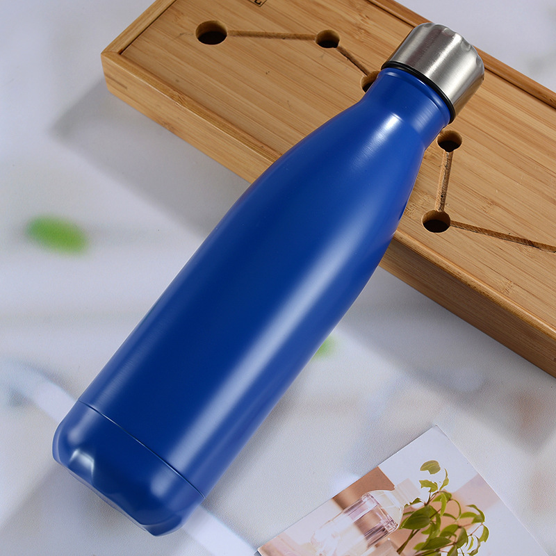 Botella de agua deportiva de acero inoxidable 304, taza térmica de doble capa al vacío estilo Coca-Cola, aislante para frío, para Amazon