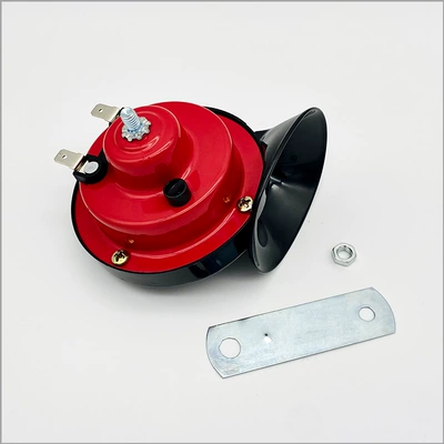 12V waterproof high-pitched snail horn for motorcycle and electric vehicle modification, car electric horn snailhorn (Car horn/tweeter) - 12v-single-tone