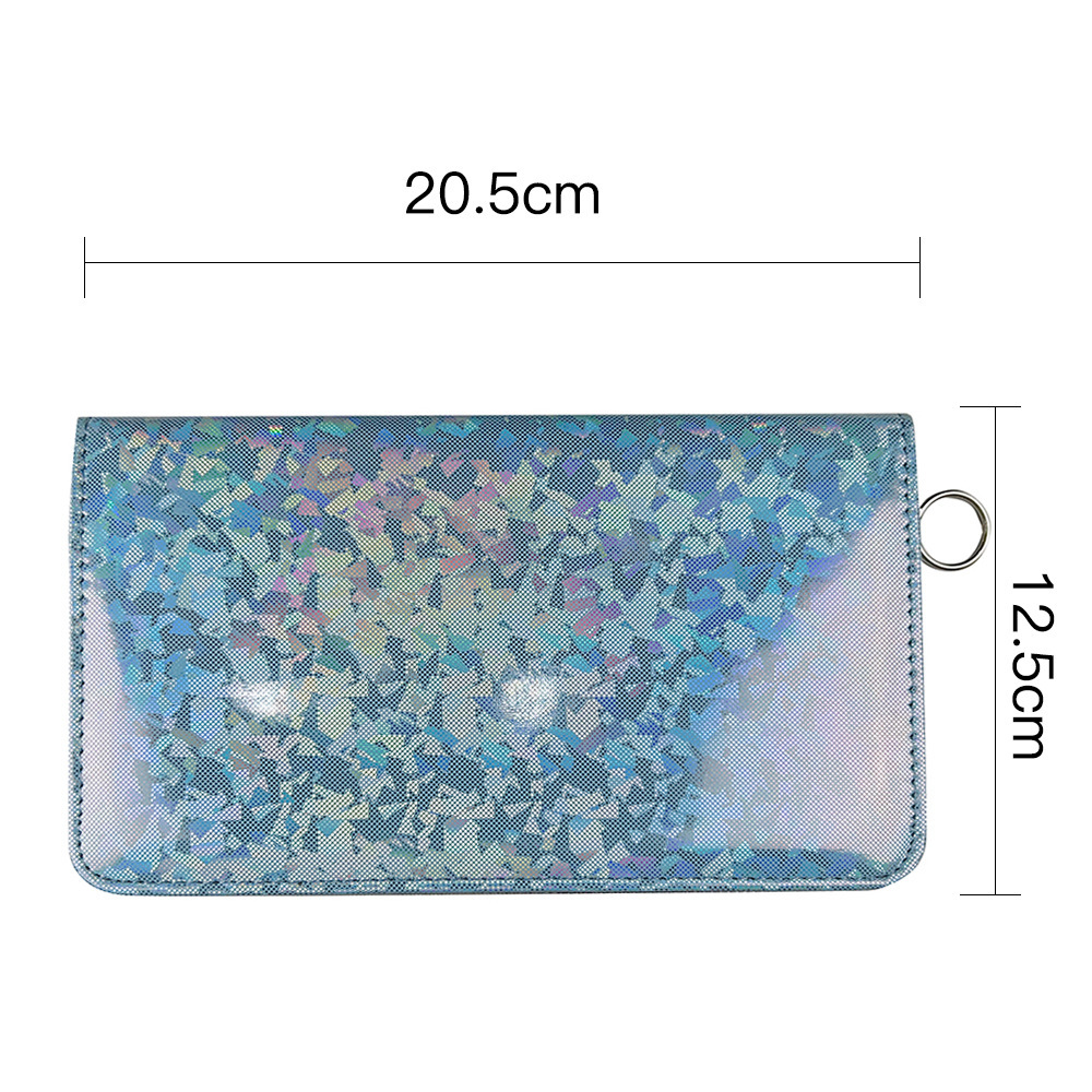 Herramienta de tejido transfronterizo aguja de suéter color alúmina manga desmontable cuello aguja de anillo juego de bolsa de color azul