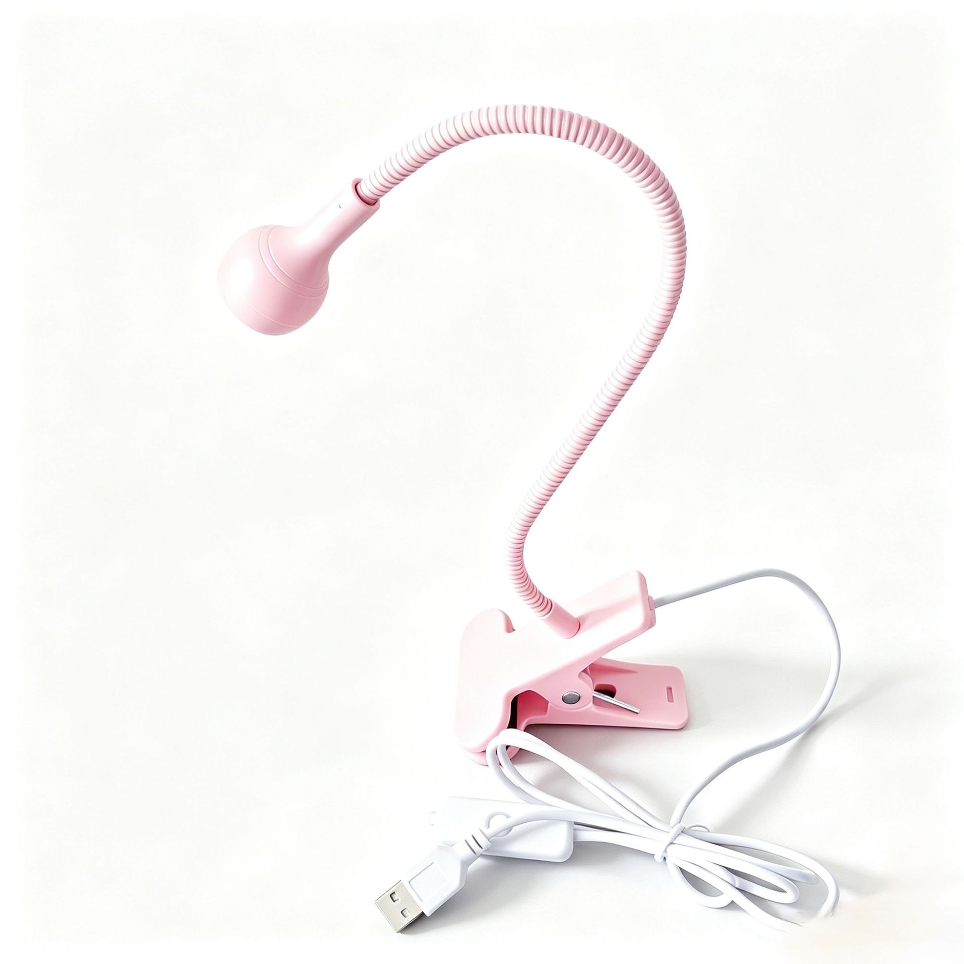 Lámpara de Escritorio UV con Clip USB de Metal con Protección Ocular para Manicura y Detección de Billetes