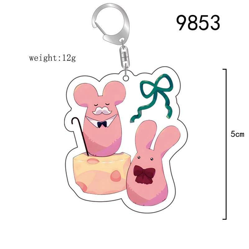Acrylic Keychain (Dibin) Huazi Jun версия аниме Чиби подвеска, индивидуальные цветовые коды