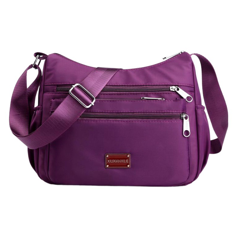 2025 nuevo bolso bolso de madre de mediana edad y anciana bolso de lona de tela Oxford bolso de hombro de gran capacidad bolso de mensajero bolso femenino