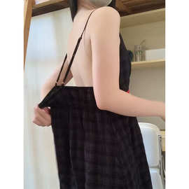 法式甜美蕾丝花边纯棉睡裙女春夏季大码宽松长款家居连衣裙可外穿