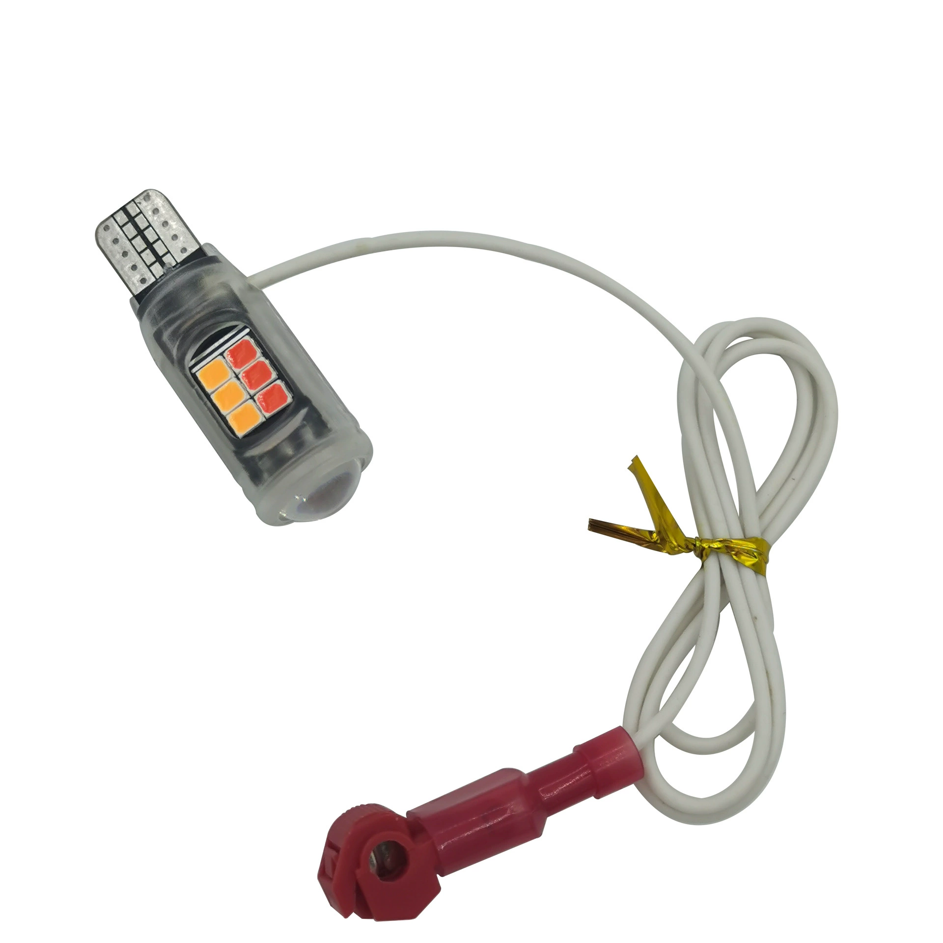 T15 мотоцикл подсветка T10 двухцветный поворотный свет 2835 16smd W5W Хвостовая лампа